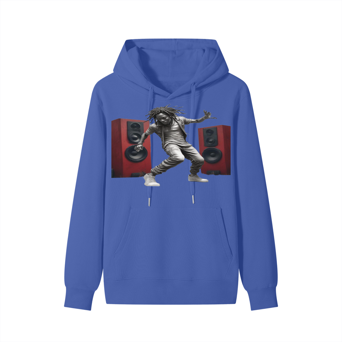 B-Boy in Motion Pullover Hoodie | Hip-Hop Streetwear | Hard Luck Apparel