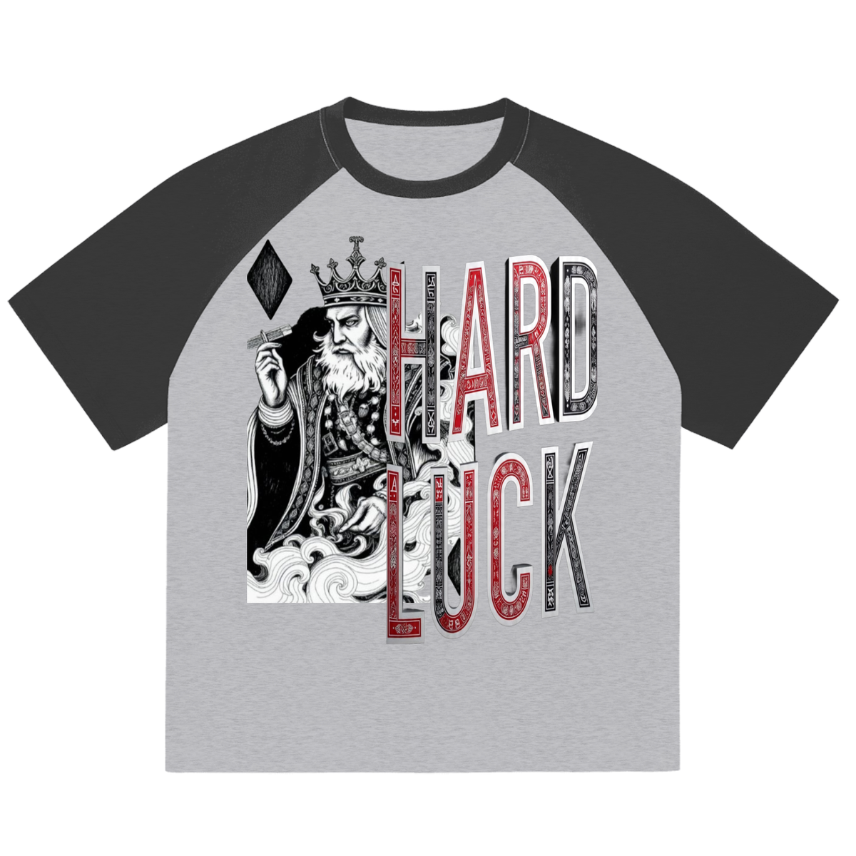 Smoked. Kings Color-Blocked Raglan Sleeve T-Shirt