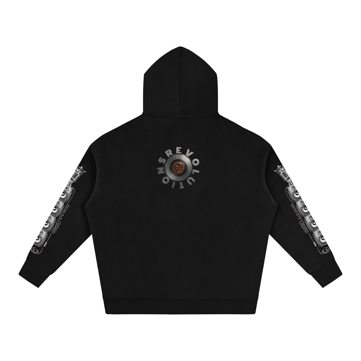 Solid Wall of Sound Graphic Hoodie | DJ & Streetwear | Hard Luck Apparel