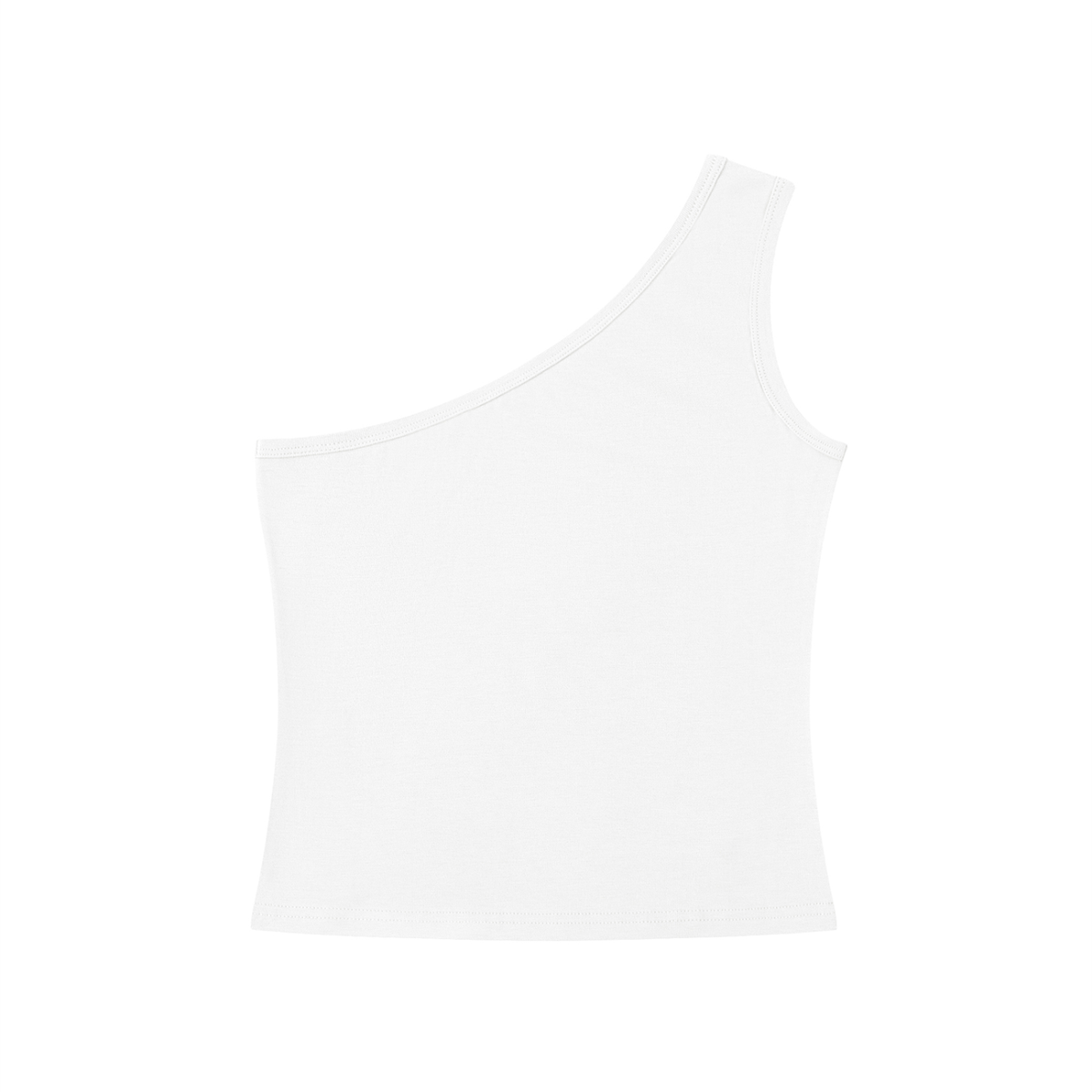 The Last Move One-Shoulder Crop Tank Top | Hard Luck Apparel