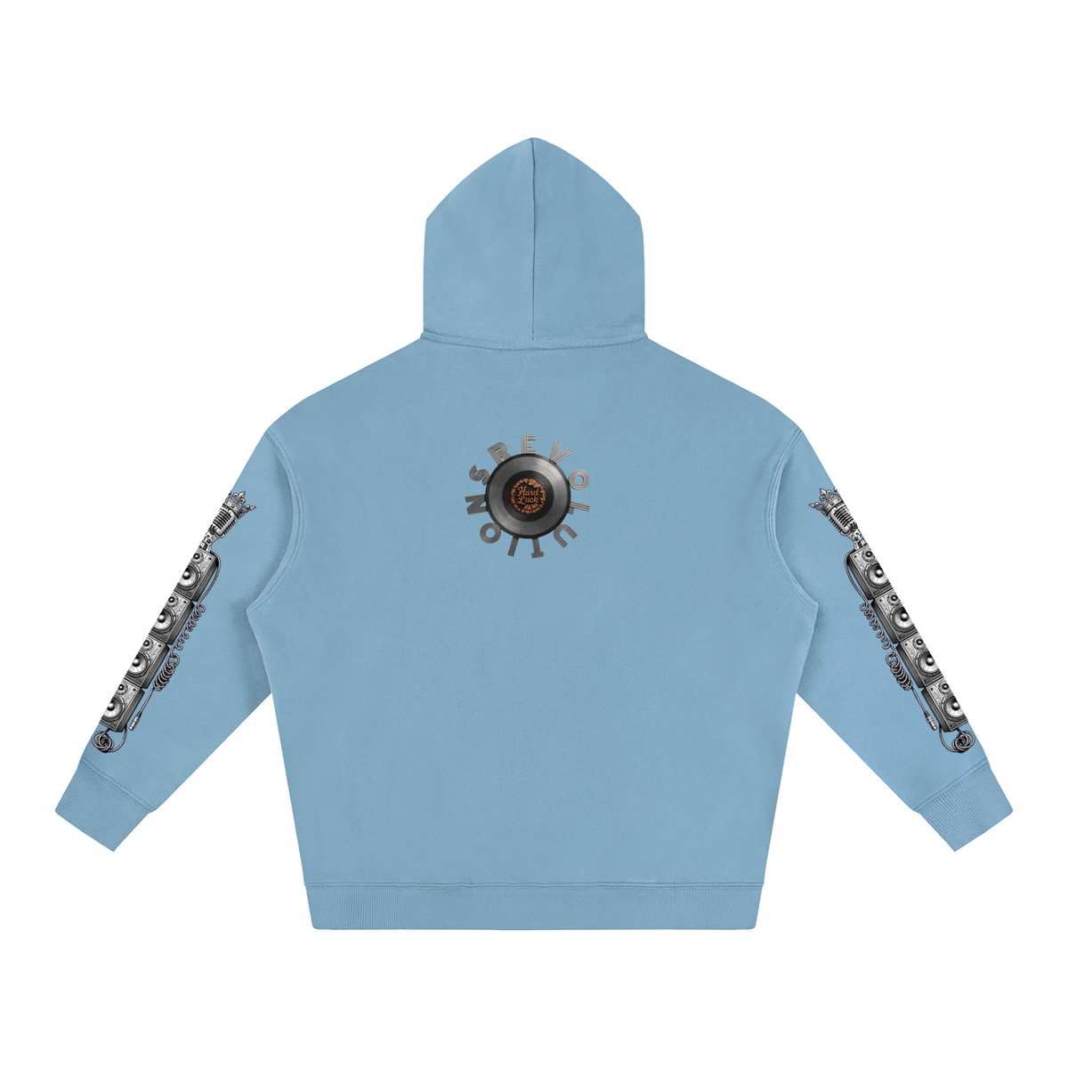 Solid Wall of Sound Graphic Hoodie | DJ & Streetwear | Hard Luck Apparel