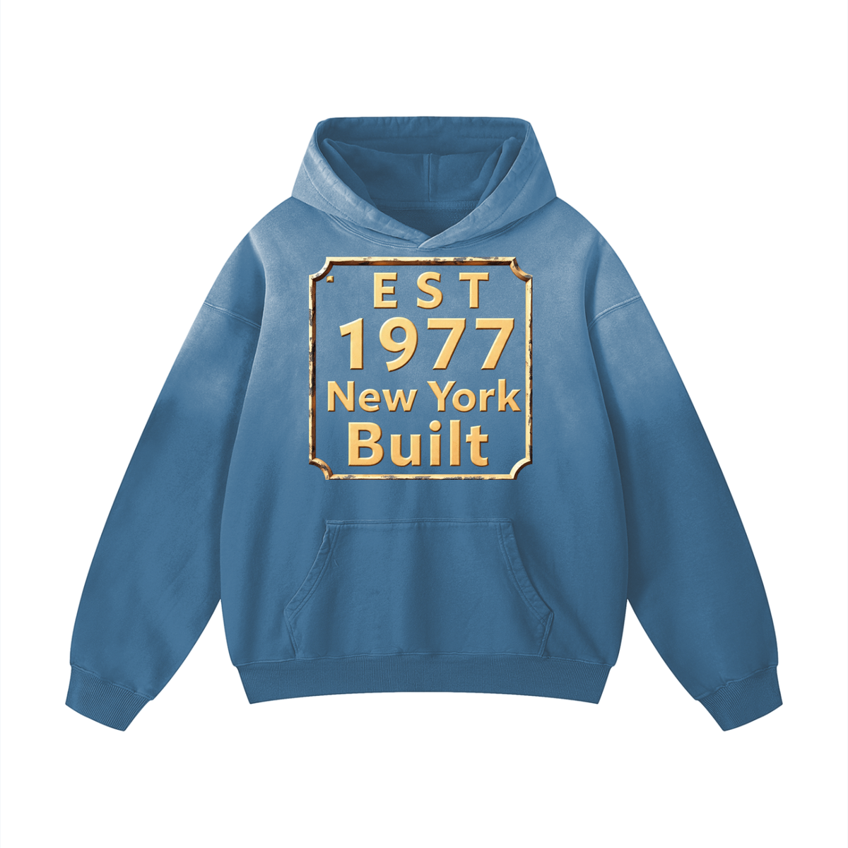 New York Built Heavyweight Sunfade Oversized Hoodie
