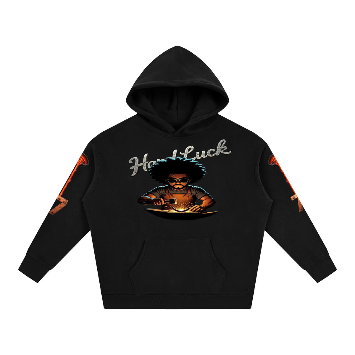 Blacksmith Forged 2.0 Hoodie | Heavyweight Streetwear Pullover | Hard Luck Apparel