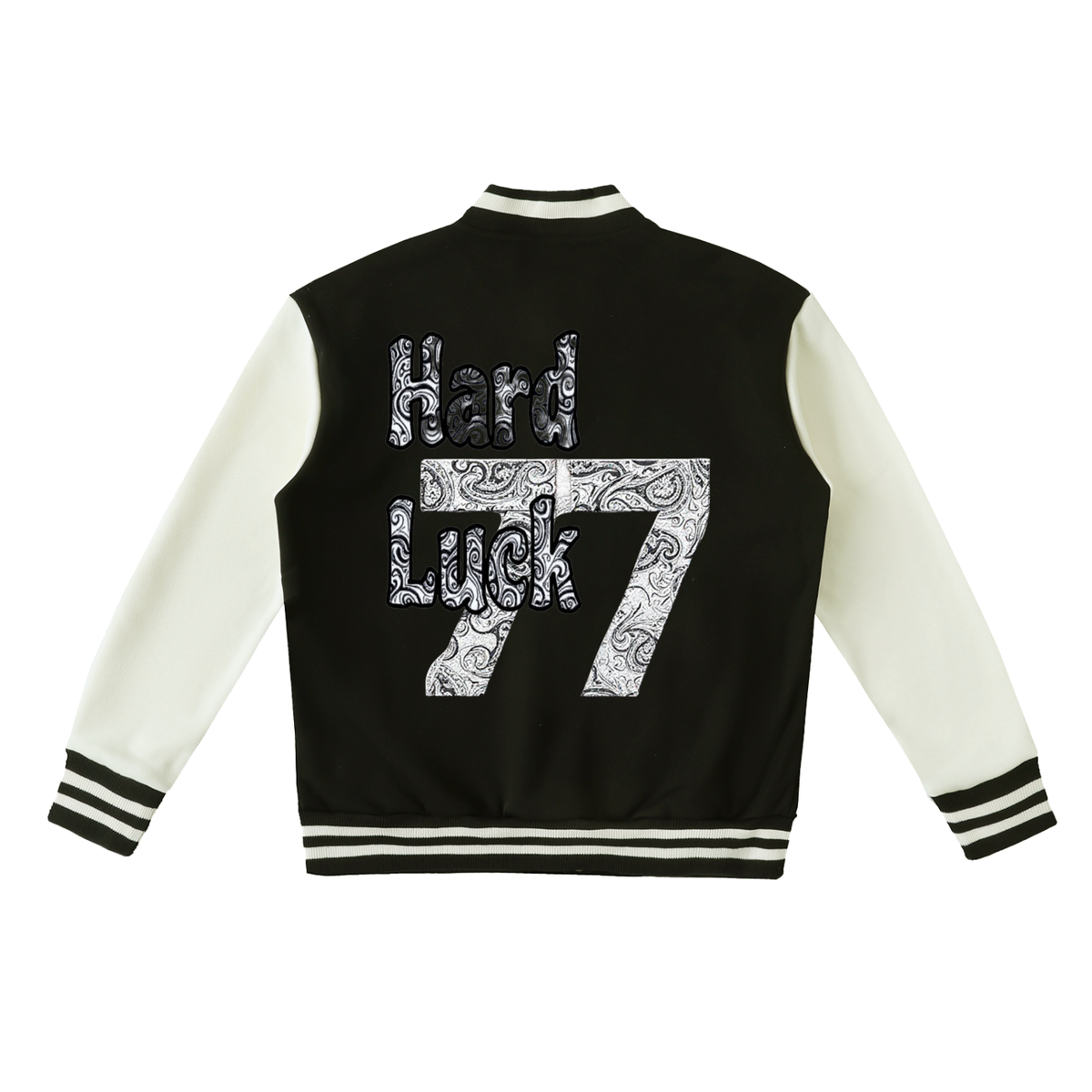 Noir refined Uptown Ace Two Tone Varsity  Jacket