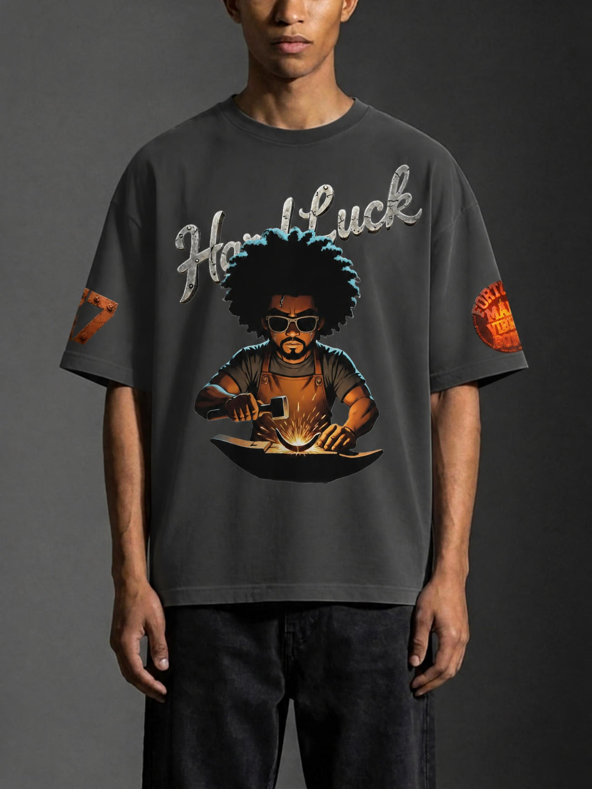 Blacksmith Fire Forged Epic Unisex T-Shirt | Blacksmith Forged Collection | Hard Luck Apparel