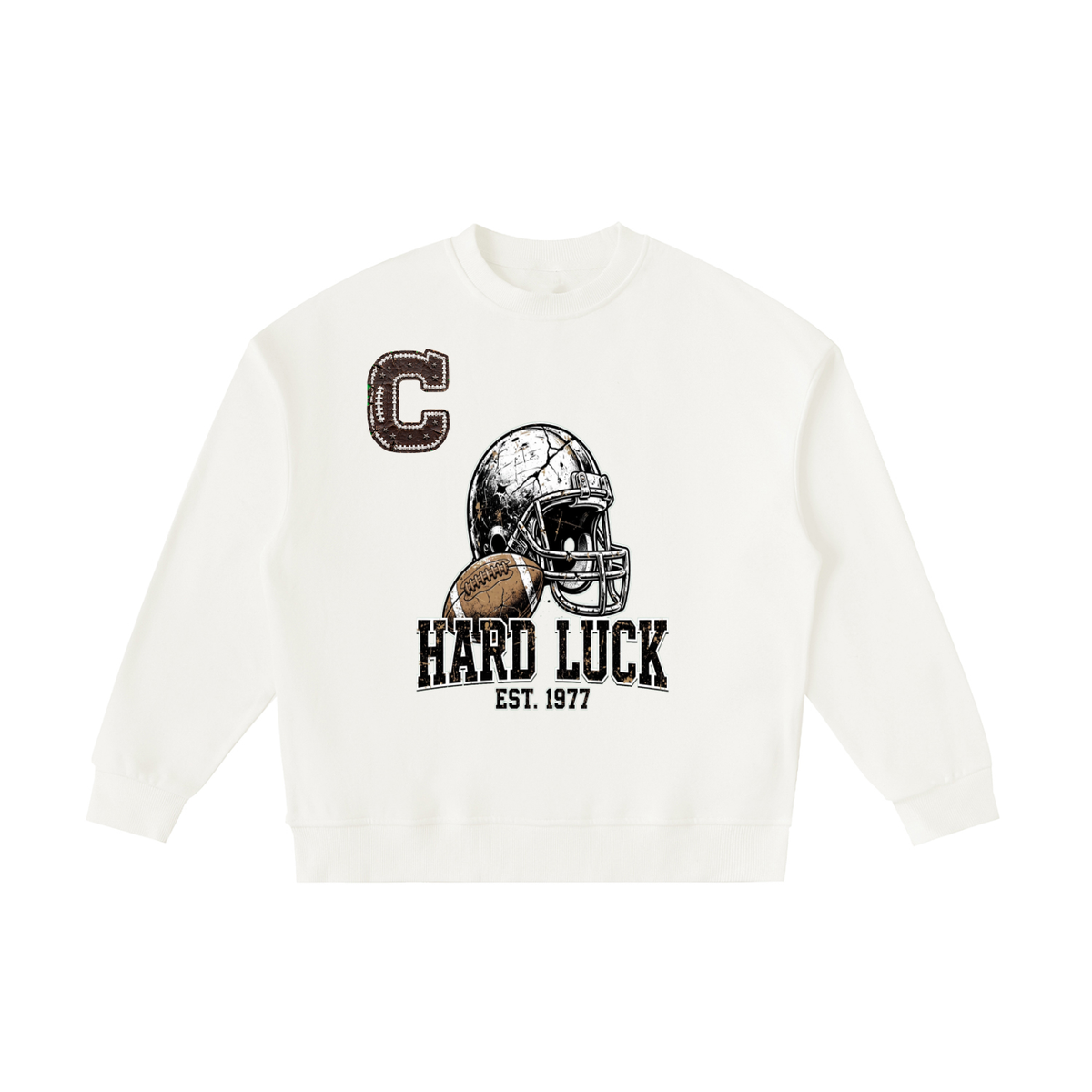 THE HEADHUNTER KIDS CREWNECK - Gridiron Gut Check Youth Crewneck Sweatshirt | Hard Luck Apparel