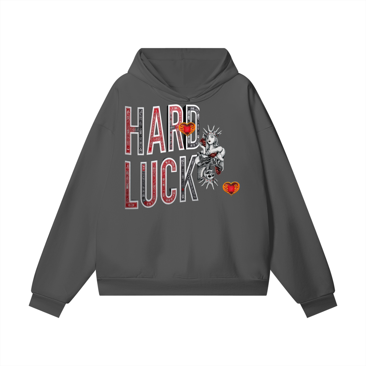 Queens Gambit Heavyweight Hidden Pocket Fleece Hoodie
