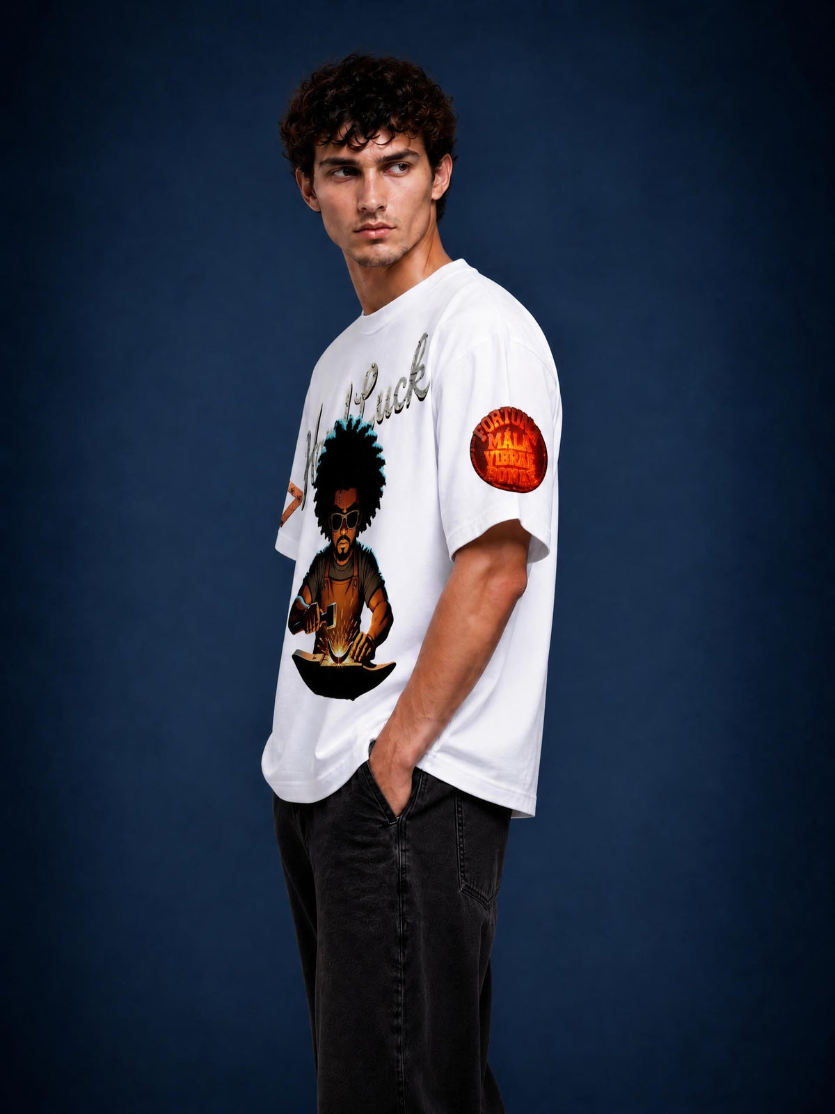 Blacksmith Fire Forged Epic Unisex T-Shirt | Blacksmith Forged Collection | Hard Luck Apparel