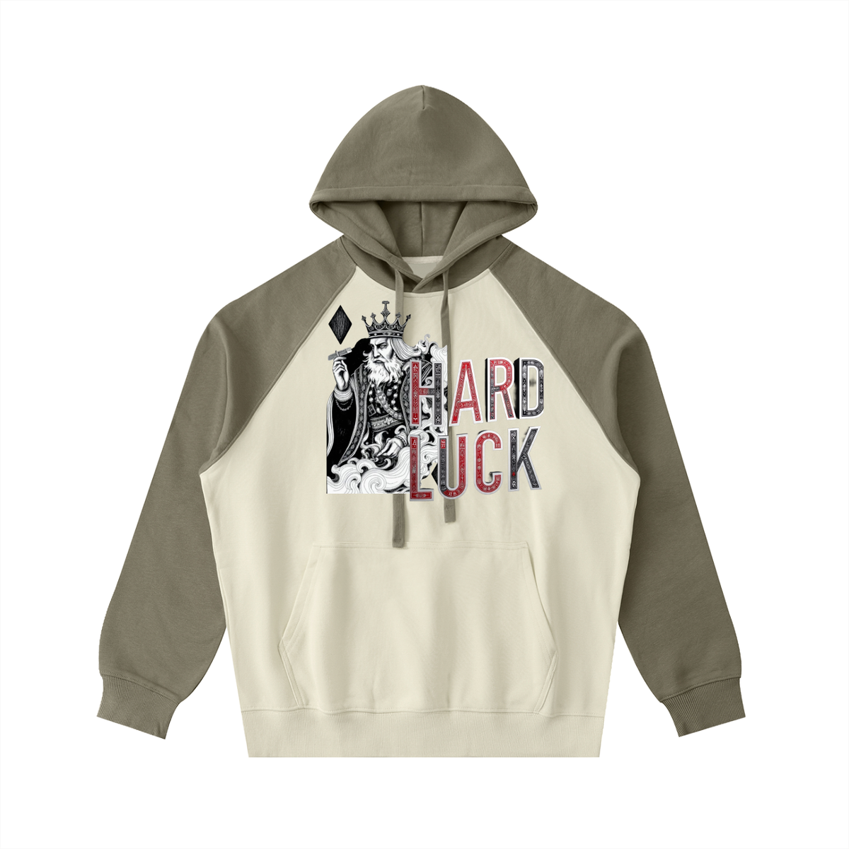 Smoked Kings  Raglan Sleeve Hoodie