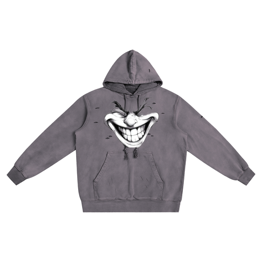 No laughing matter Distressed Vintage Wash Hoodie