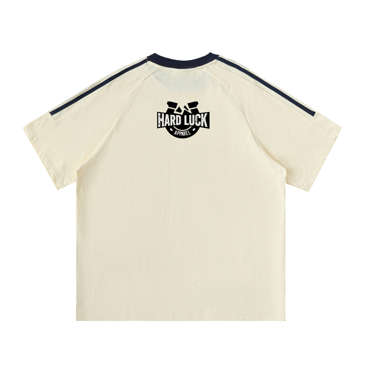 Smoked kings Contrast Tape Crewneck Cotton T-Shirt