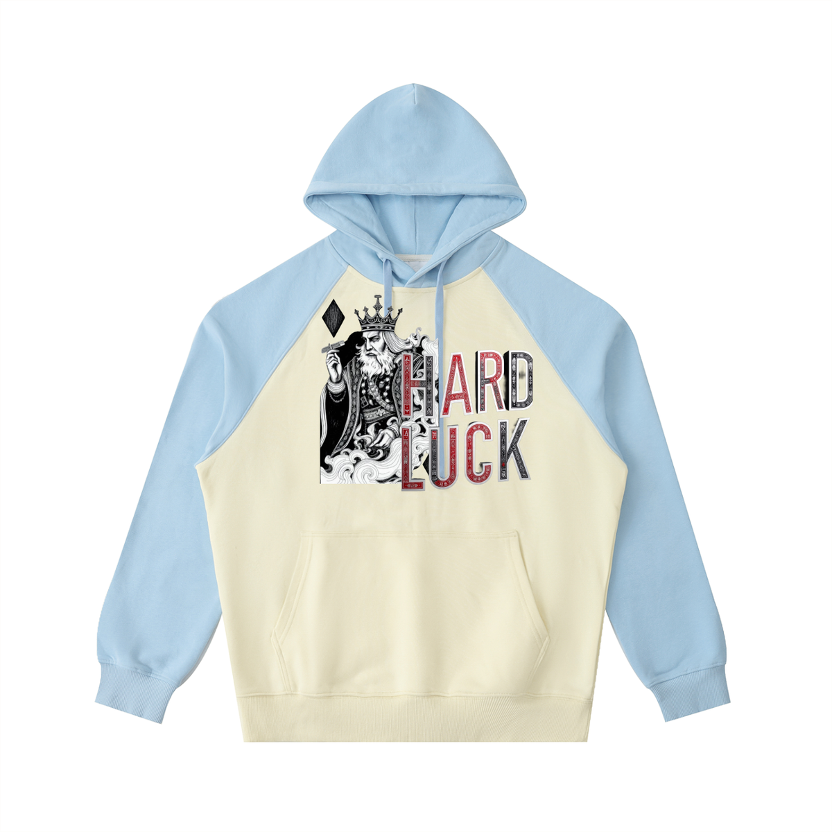 Smoked Kings  Raglan Sleeve Hoodie