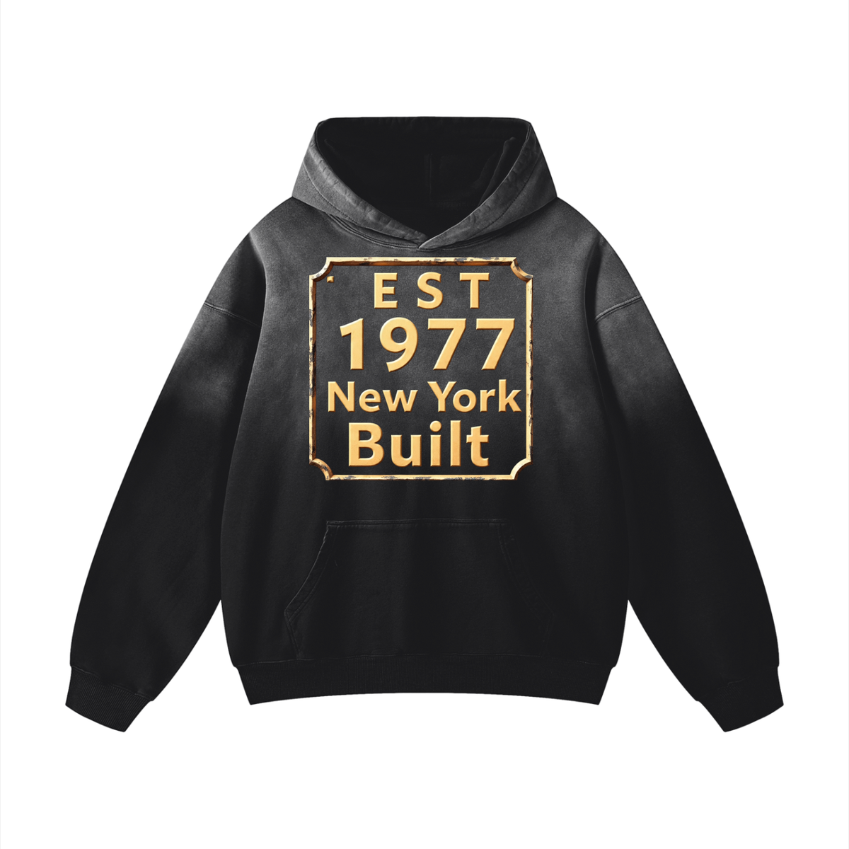 New York Built Heavyweight Sunfade Oversized Hoodie