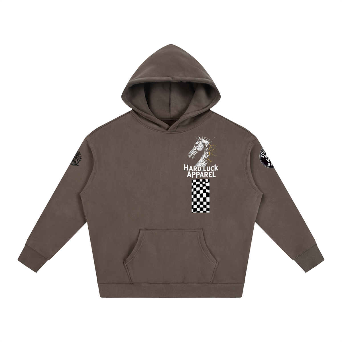 The Last Move Oversize Fleeced Hoodie