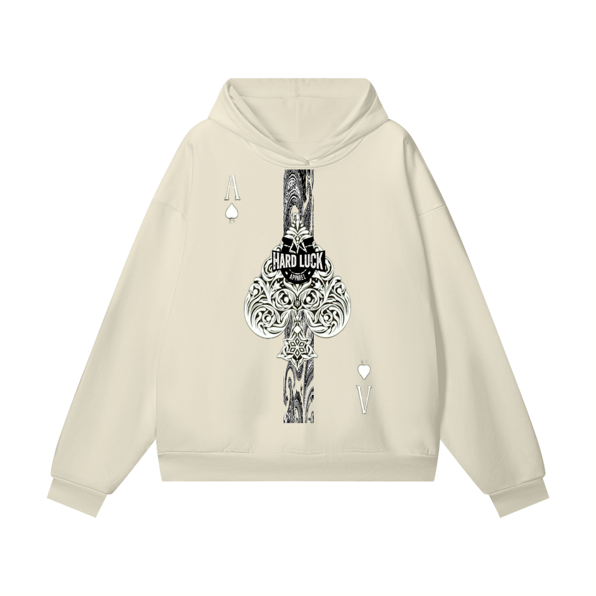 Noir Refined Uptown Ace  Heavyweight Hidden Pocket Fleece Hoodie