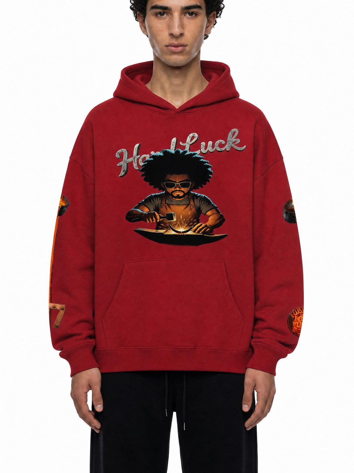 Blacksmith Forged 2.0 Hoodie | Heavyweight Streetwear Pullover | Hard Luck Apparel