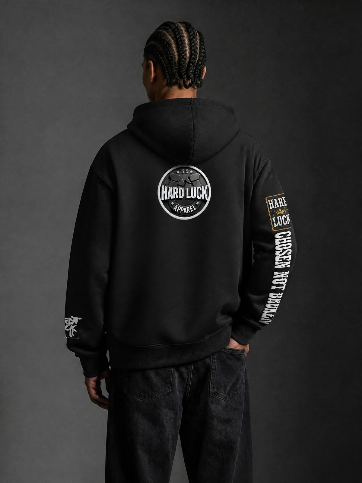 HARD LUCK - Black Sheep "CHOSEN NOT BROKEN" Heavyweight Hoodie