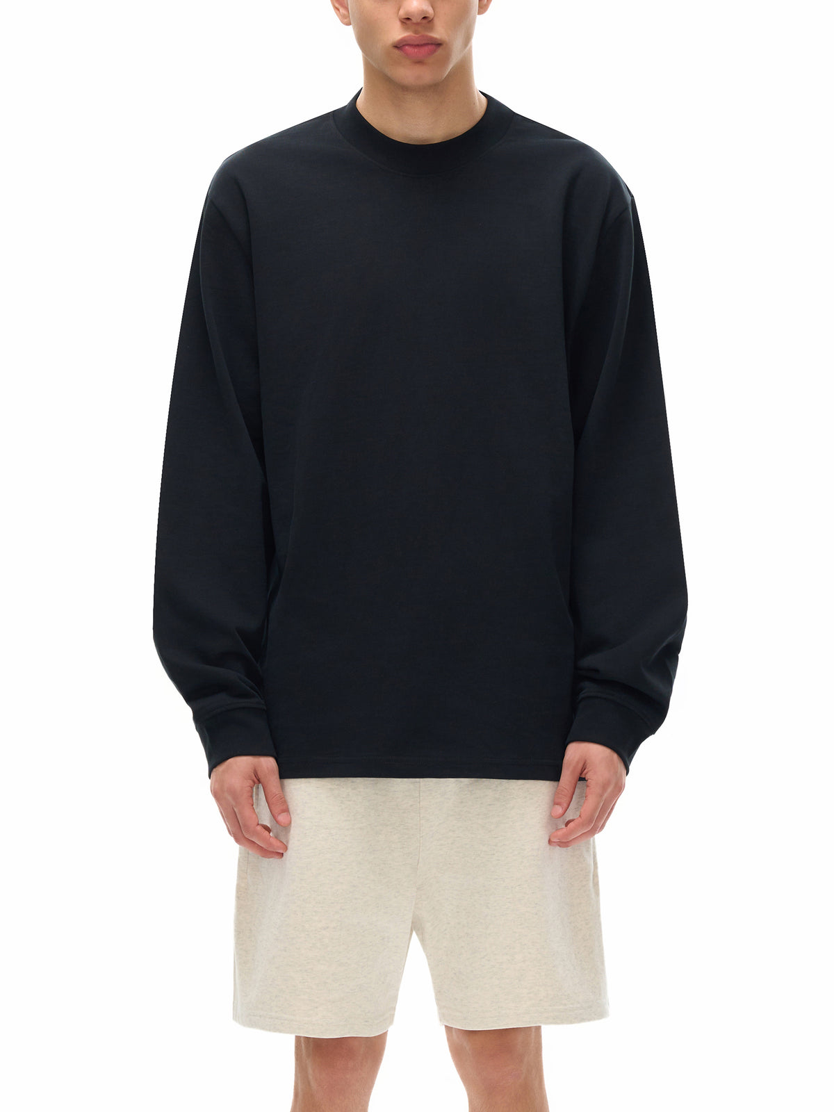 Aces  Non-Shrink Mock Neck Sweatshirt