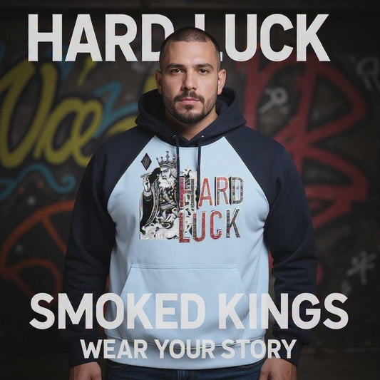 Smoked Kings  Raglan Sleeve Hoodie