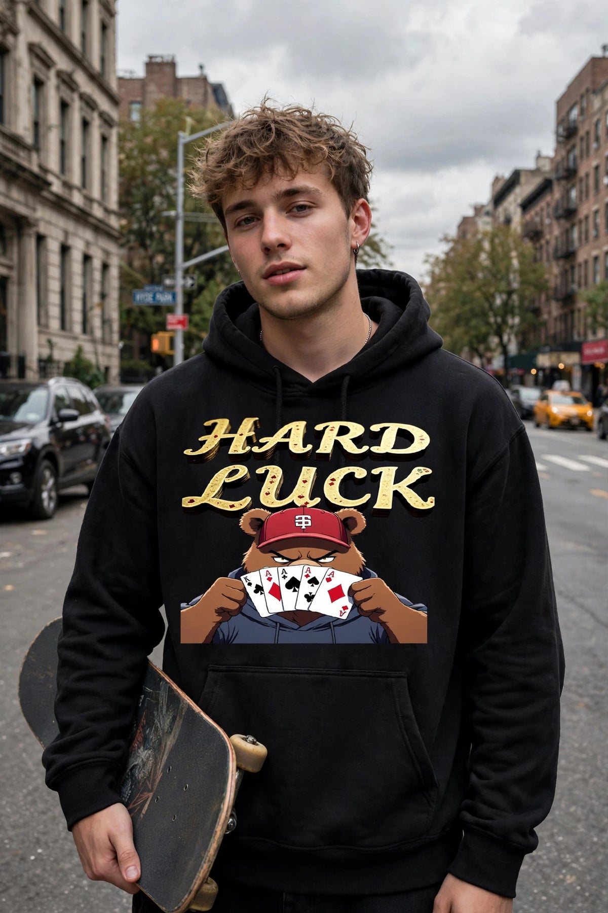 The Gambler Streetwear Unisex Fleece Hoodie