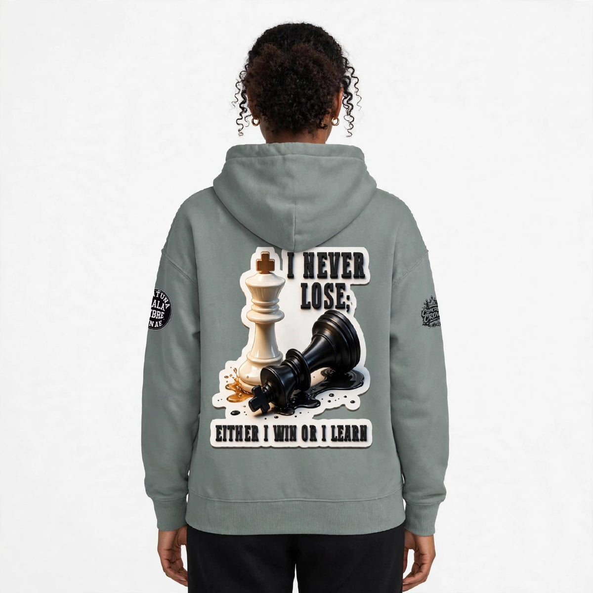 The Last Move Oversize Fleeced Hoodie