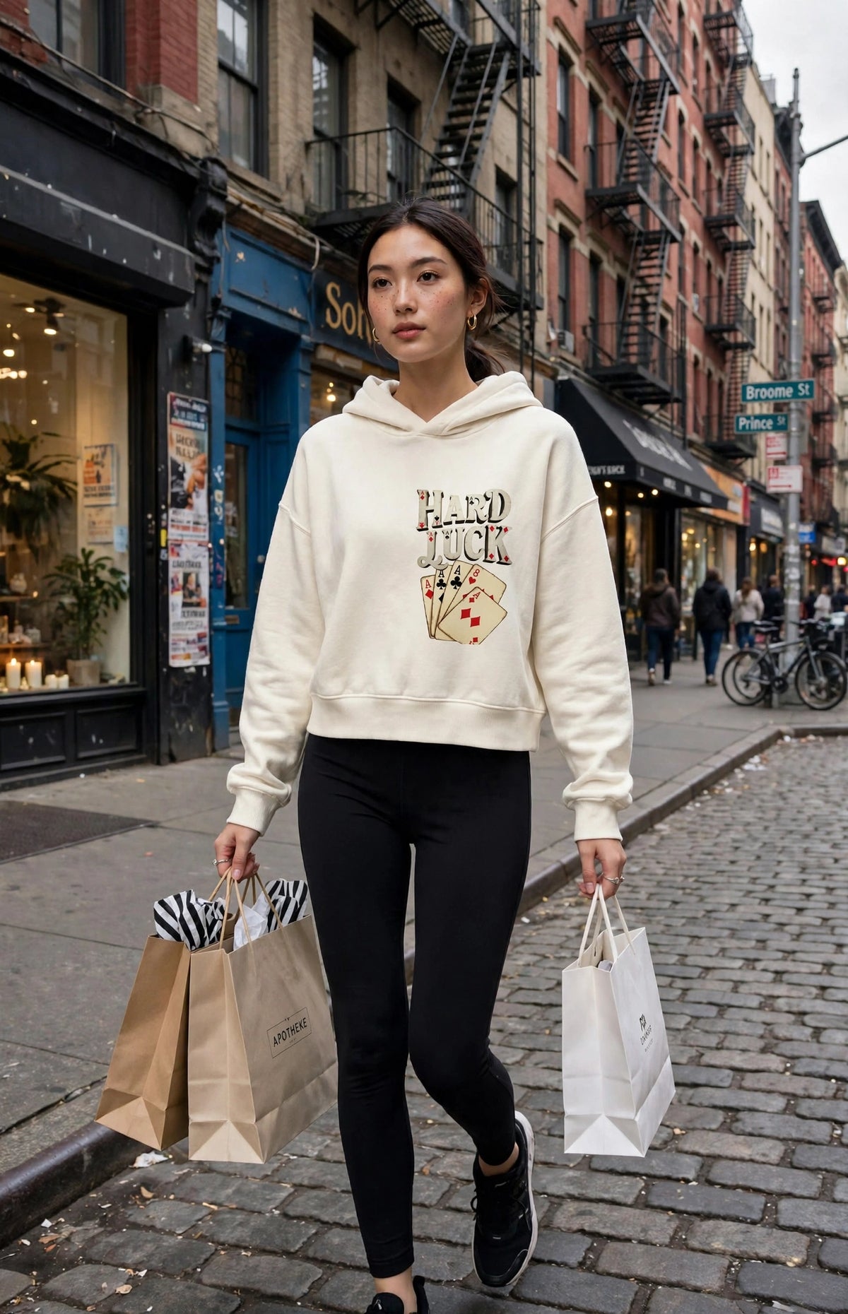 Aces & 8s hip height hoodie