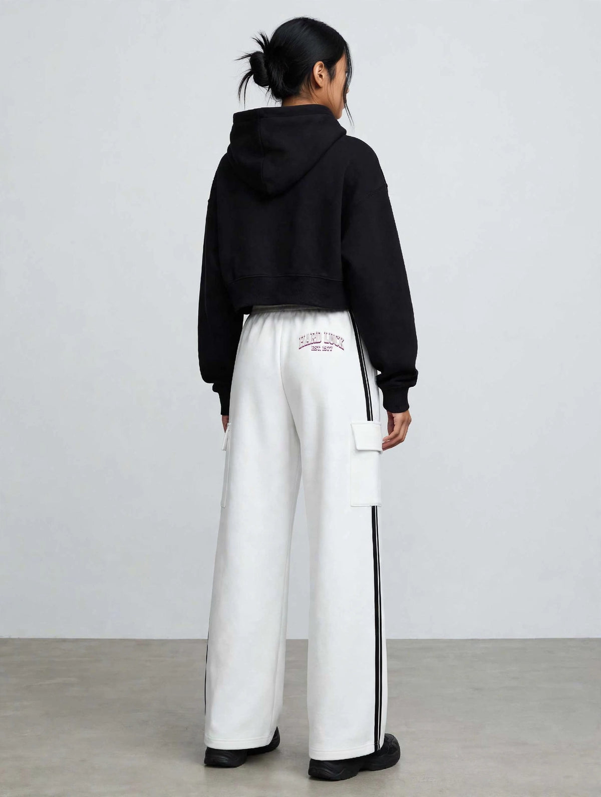 Solid Wall of Sound Side Stripe Straight Leg Pants | Hard Luck Apparel Streetwear