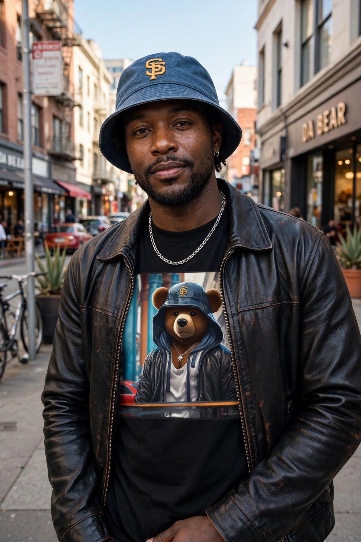 DA BEAR Graphic T-Shirt - Urban Streetwear Tee