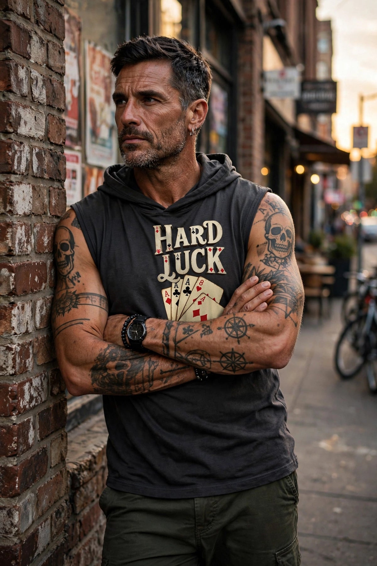 Aces & 8s - Dead Man's Hand Sport-Tek Sleeveless Hoodie