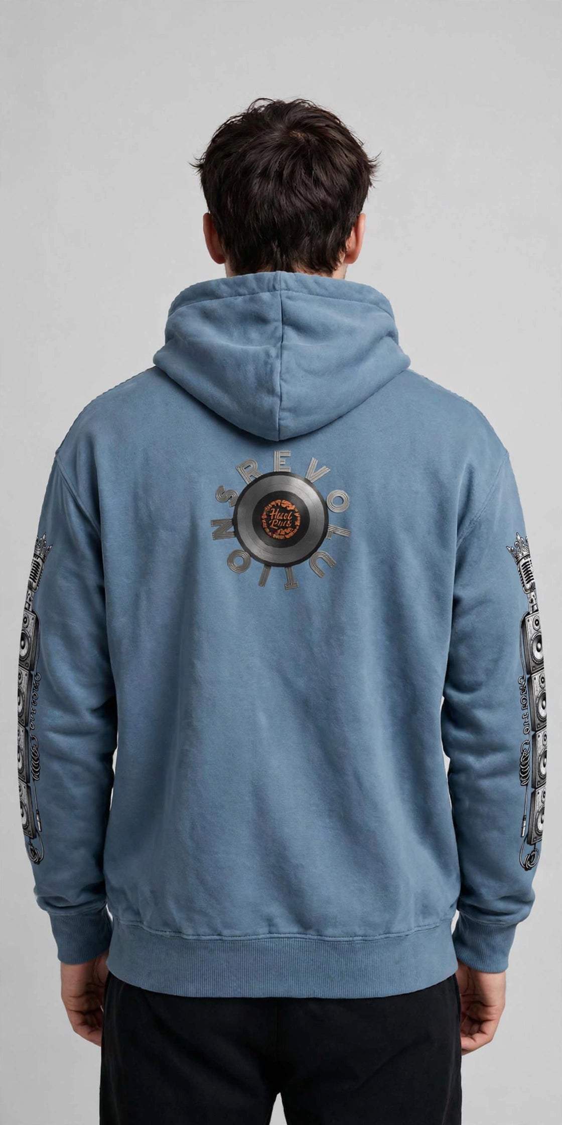 Solid Wall of Sound Graphic Hoodie | DJ & Streetwear | Hard Luck Apparel