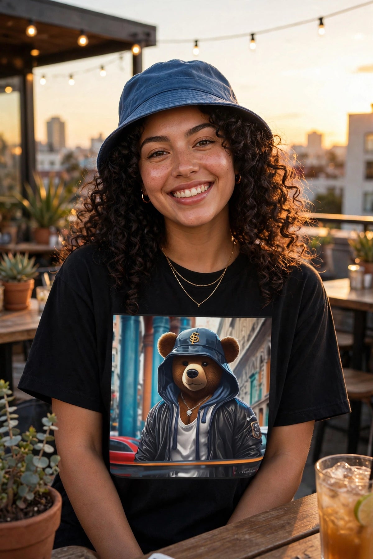 DA BEAR Graphic T-Shirt - Urban Streetwear Tee