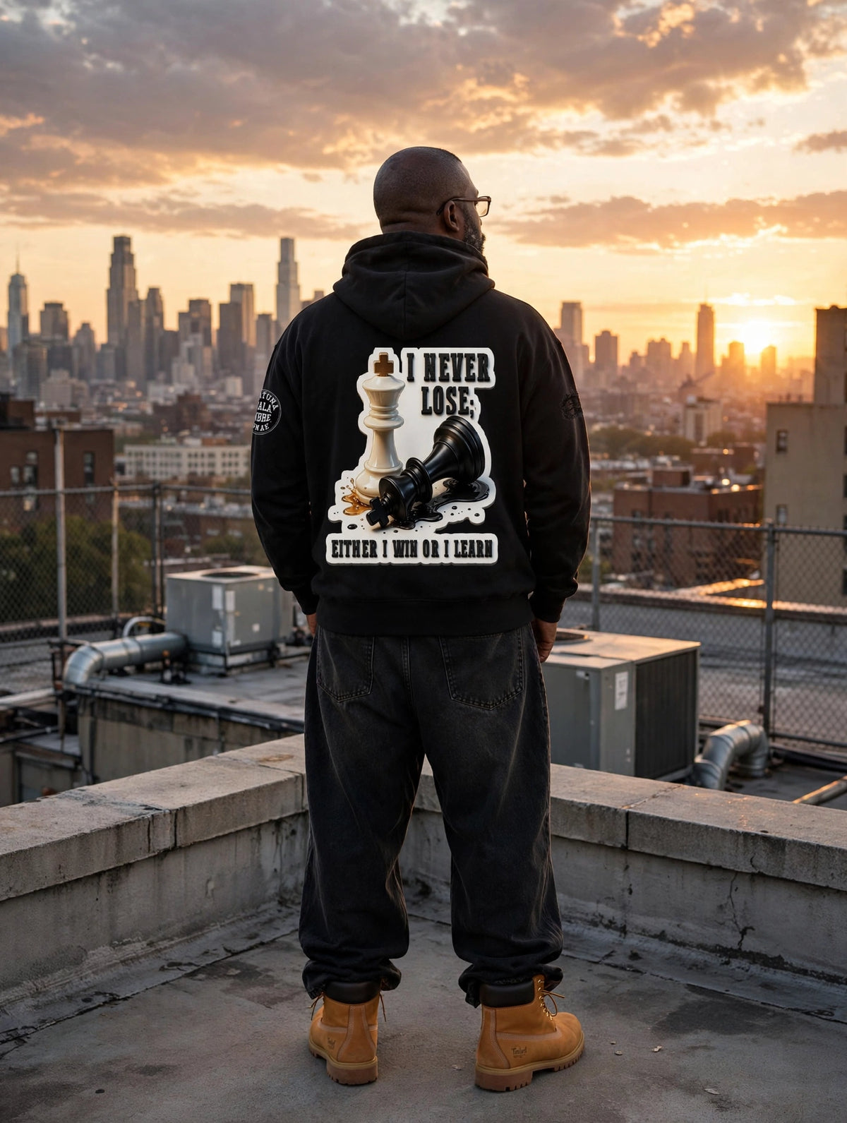 The Last Move Oversize Fleeced Hoodie