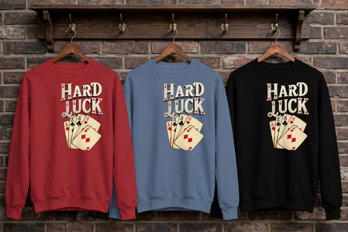 Aces & 8s Crewneck - Dead Man's Hand Poker Sweatshirt