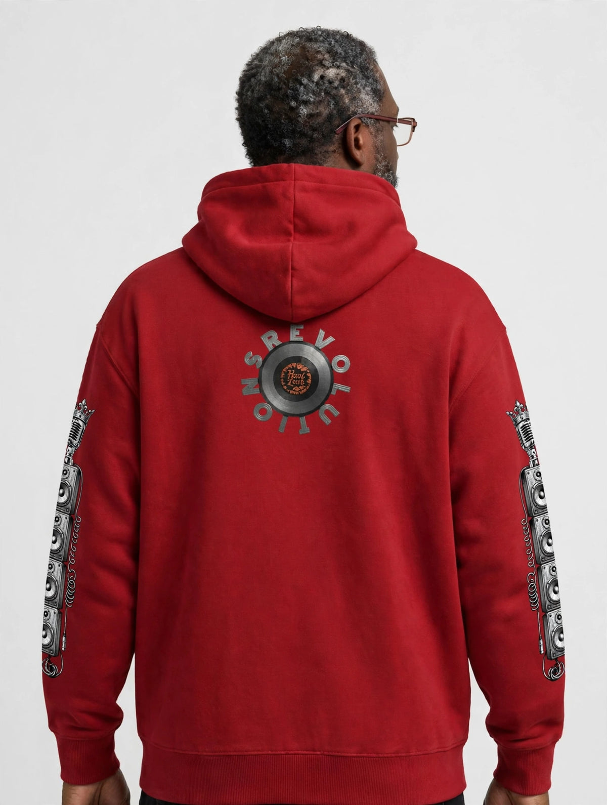 Solid Wall of Sound Graphic Hoodie | DJ & Streetwear | Hard Luck Apparel