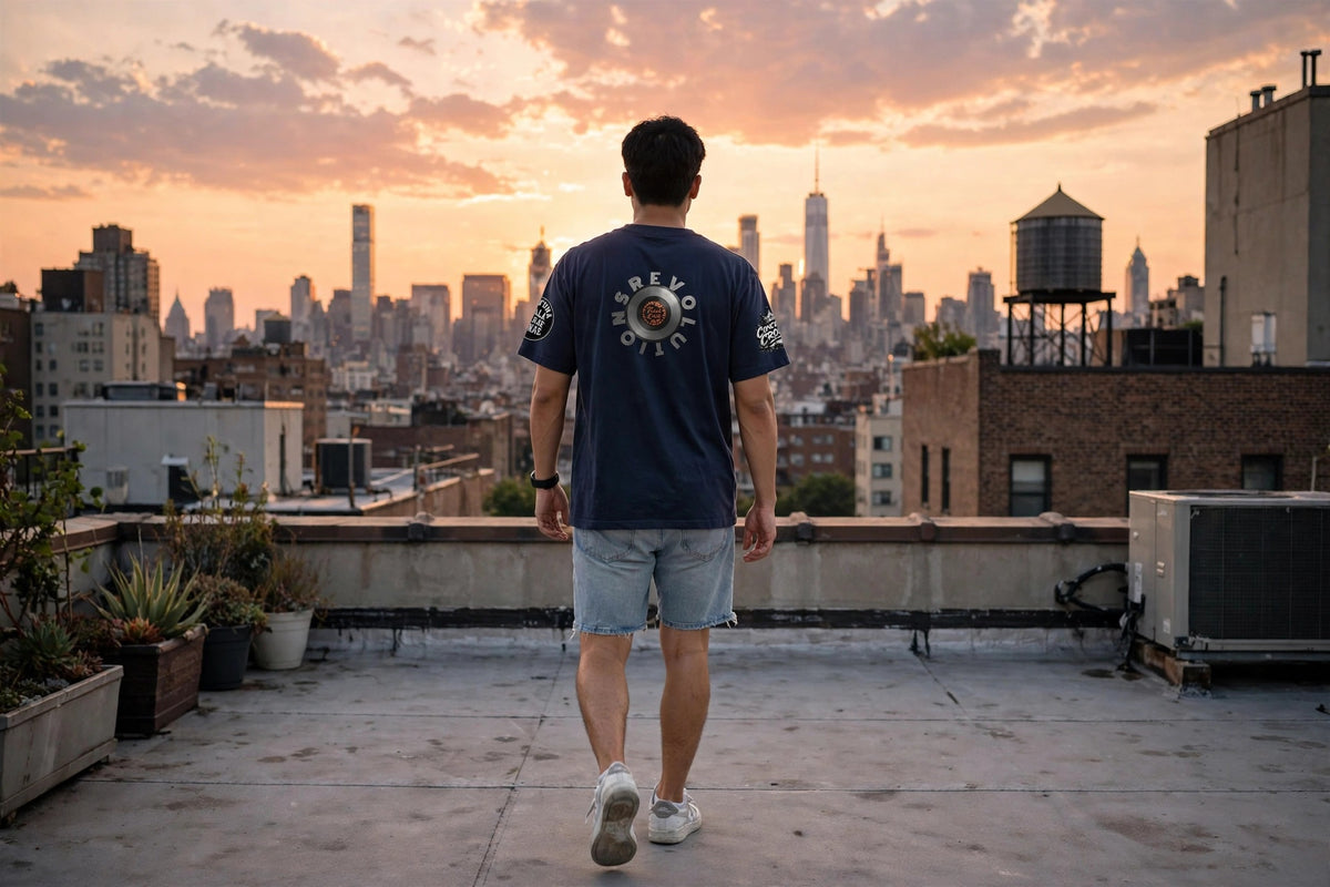 Solid Wall of Sound Graphic T-Shirt | Hip-Hop Sound System Tee | Hard Luck Apparel