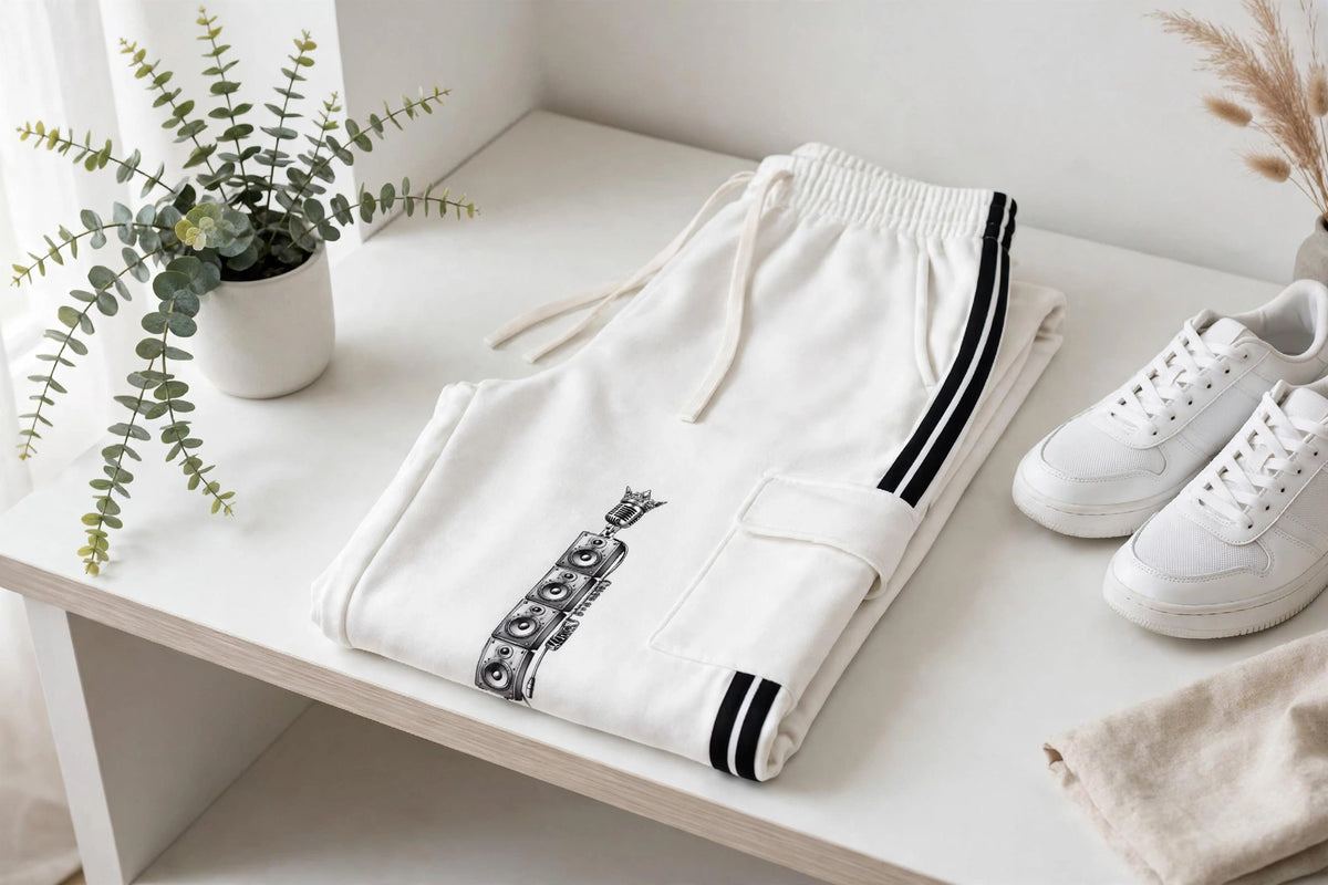 Solid Wall of Sound Side Stripe Straight Leg Pants | Hard Luck Apparel Streetwear