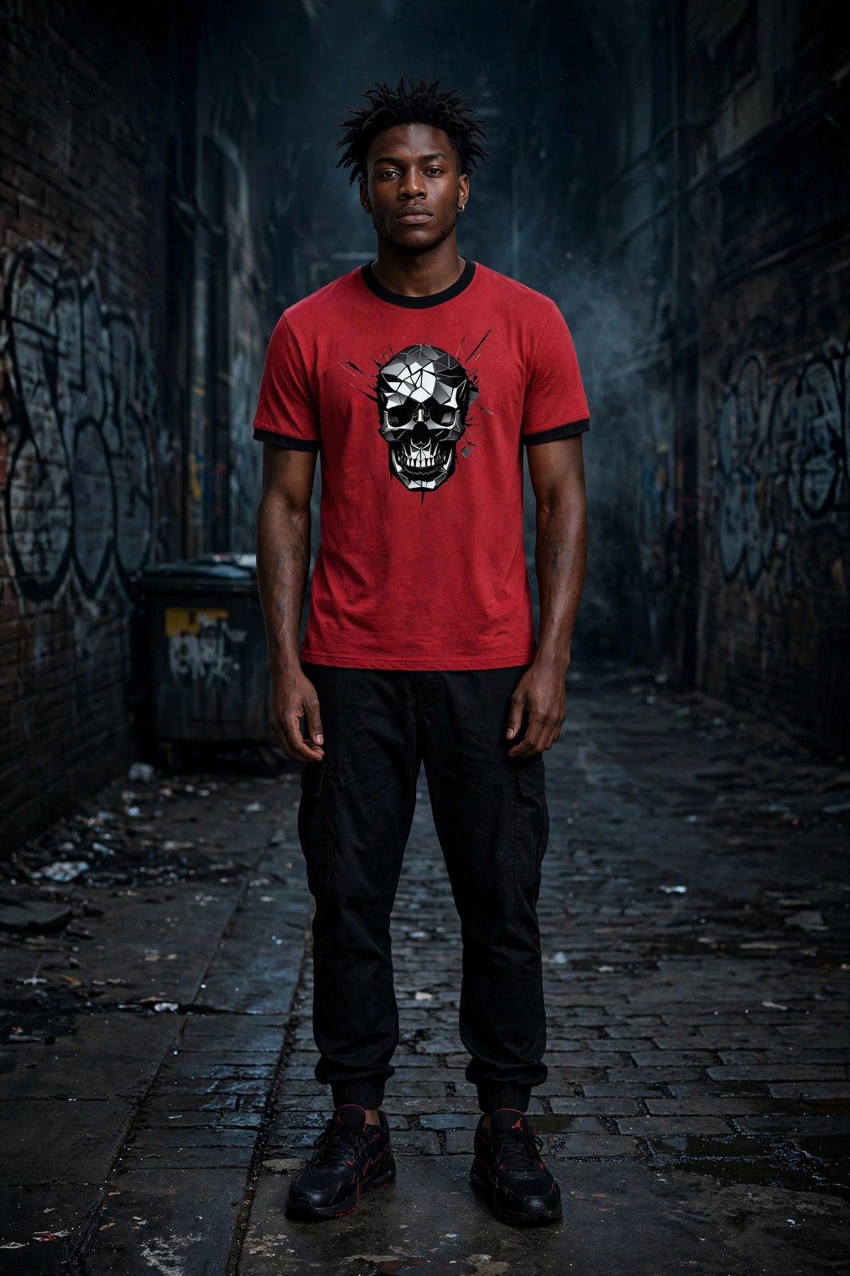 Shattered Psychopath Ringer Tee