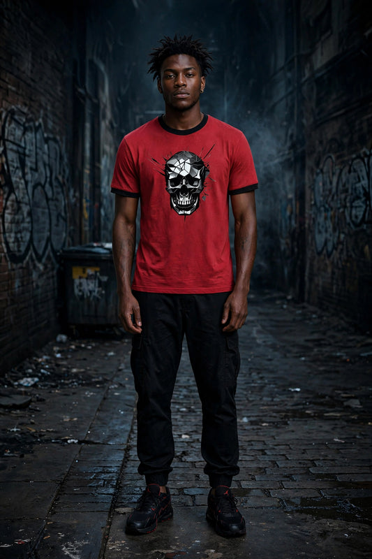 Shattered Psychopath Ringer Tee