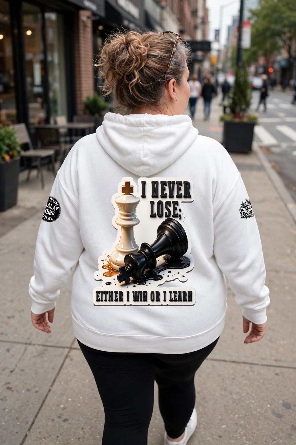 The Last Move Oversize Fleeced Hoodie