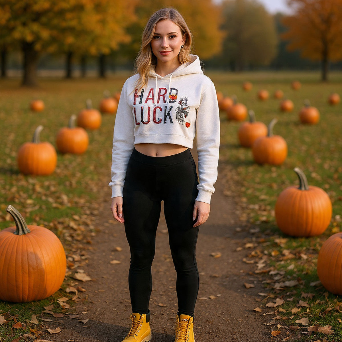 Queens Gambit Essential Cropped Hoodie
