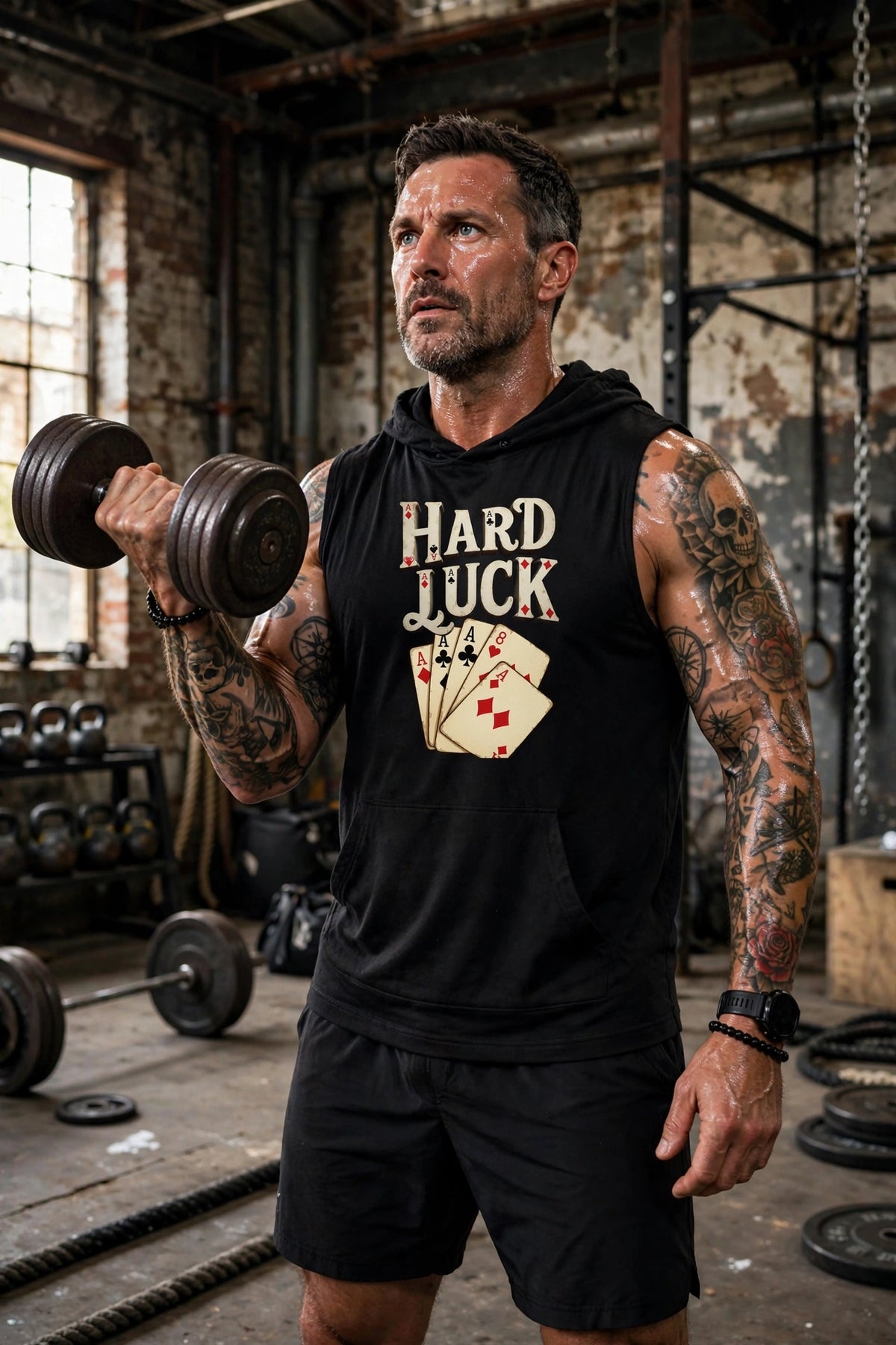 Aces & 8s - Dead Man's Hand Sport-Tek Sleeveless Hoodie