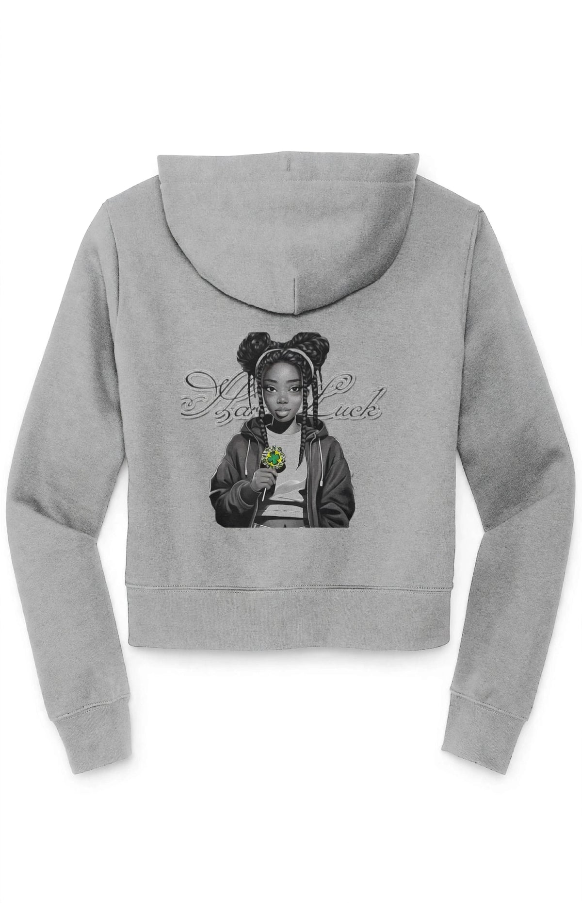 The Lucky Lolli Zip-Up Hoodie | Women’s Streetwear Graphic Hoodie | Hard Luck Apparel