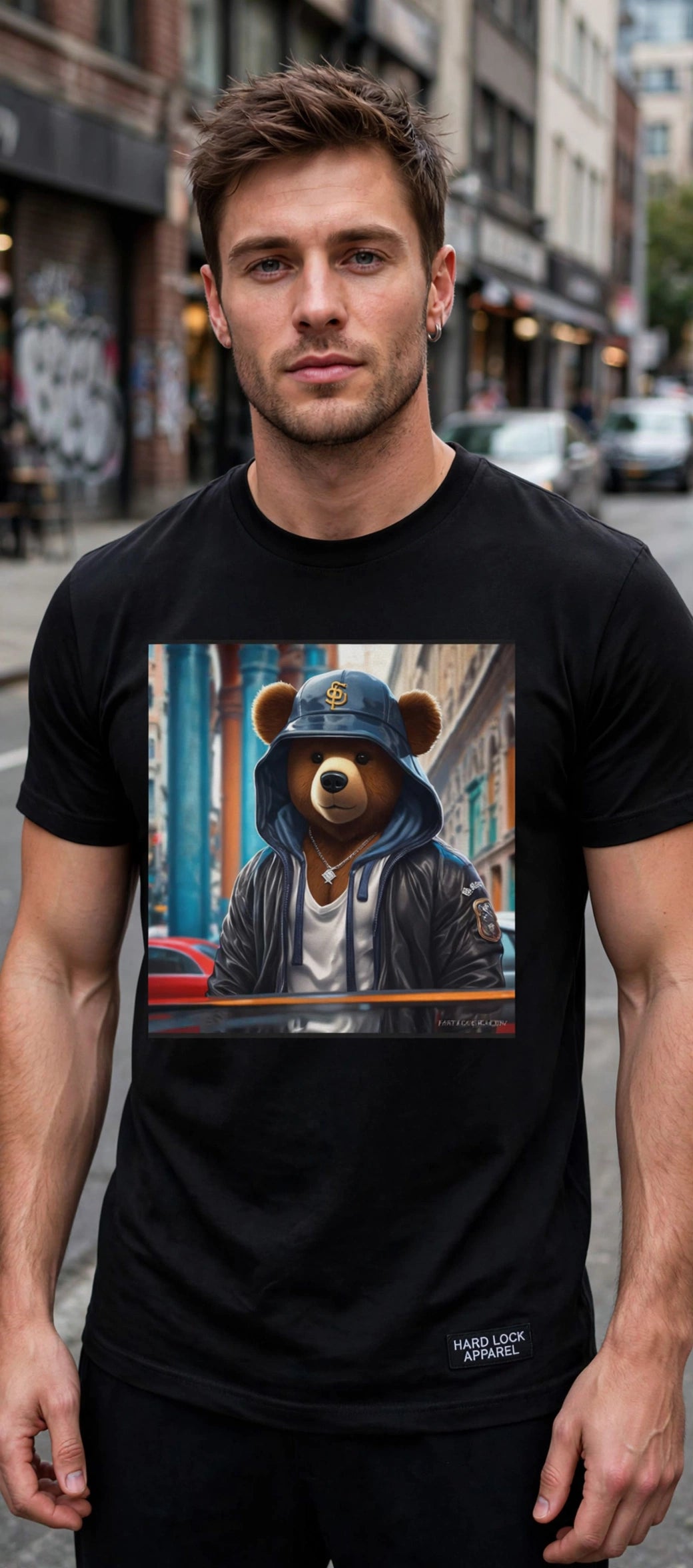 DA BEAR Graphic T-Shirt - Urban Streetwear Tee