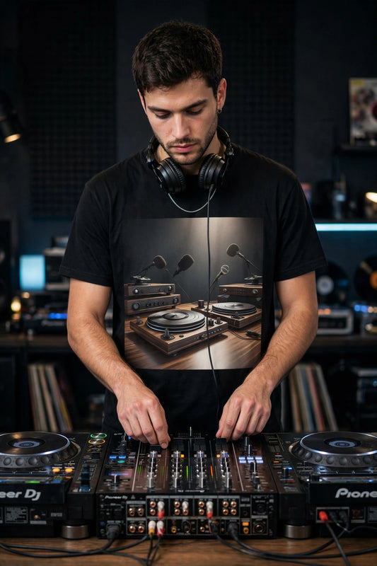 A Few Turntables & Some Mics Hip Hop Graphic Tee