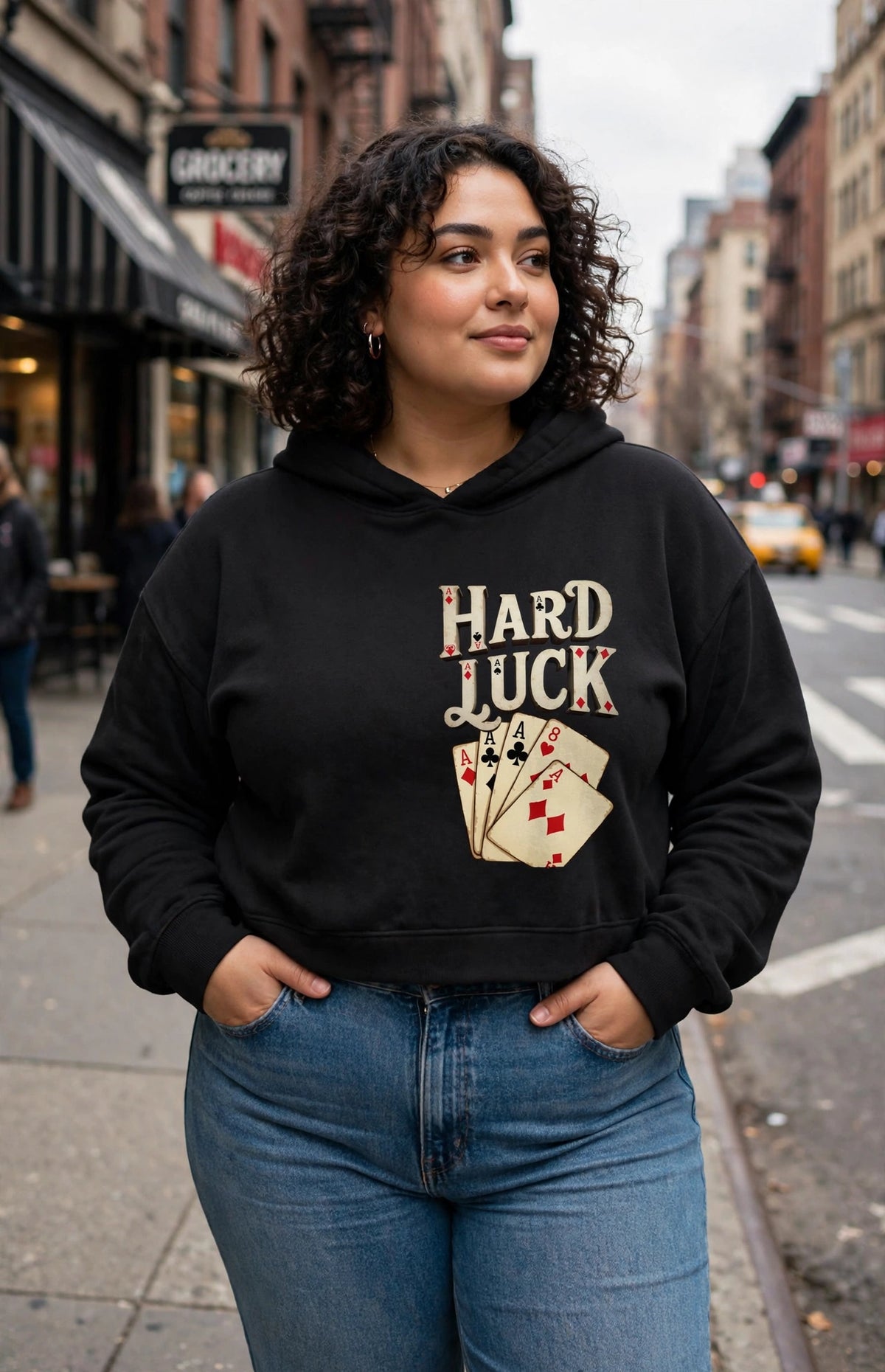 Aces & 8s hip height hoodie