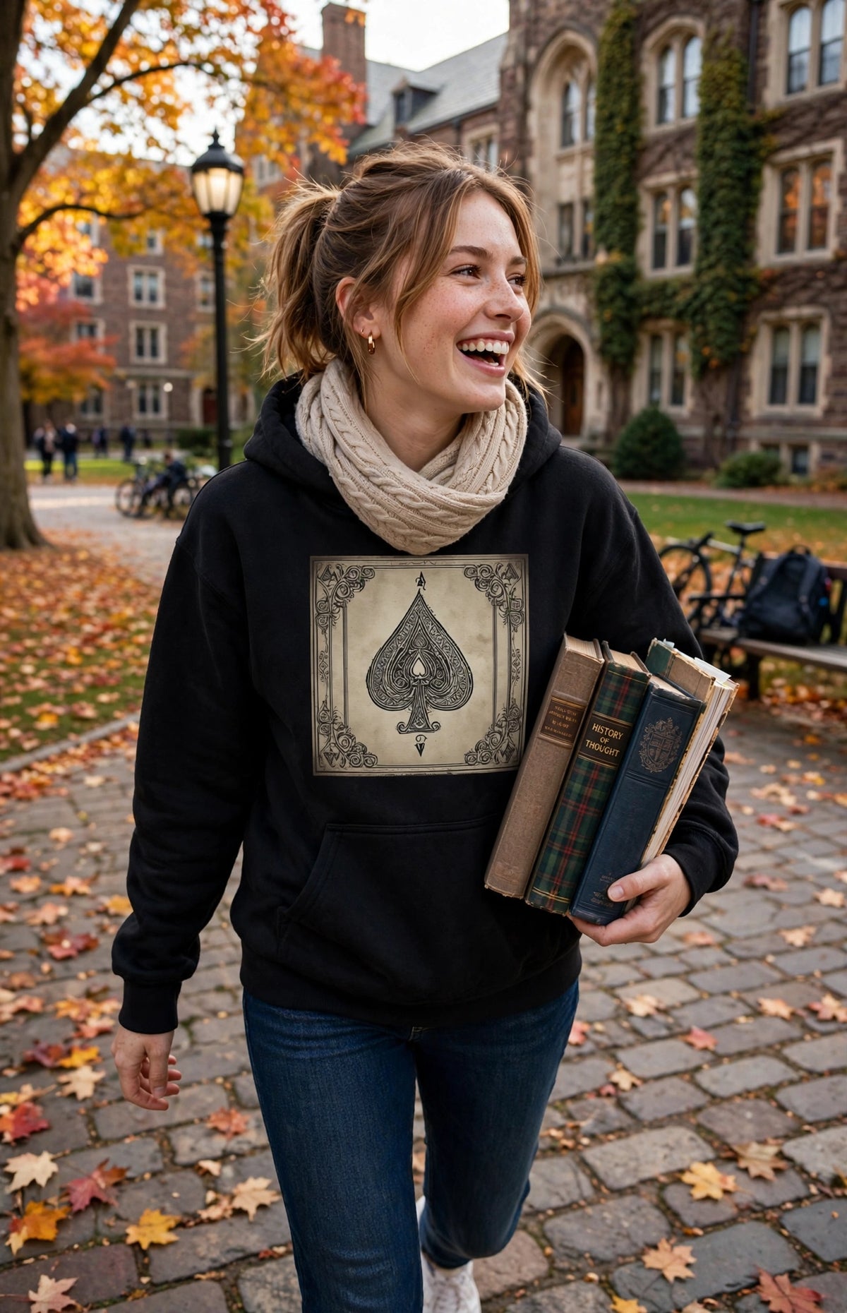 Ace of Spades Pullover Hoodie | Premium Graphic Streetwear | Hard Luck Apparel