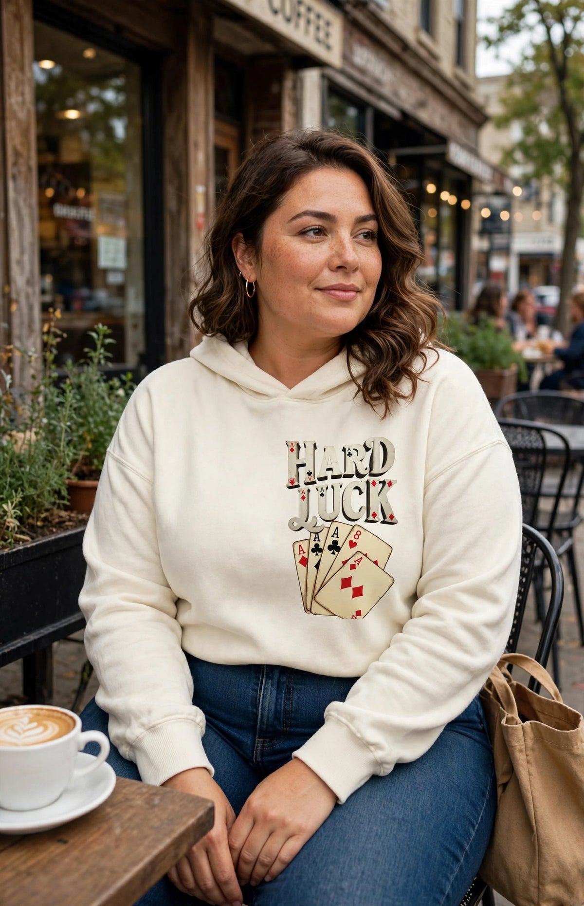 Aces & 8s hip height hoodie