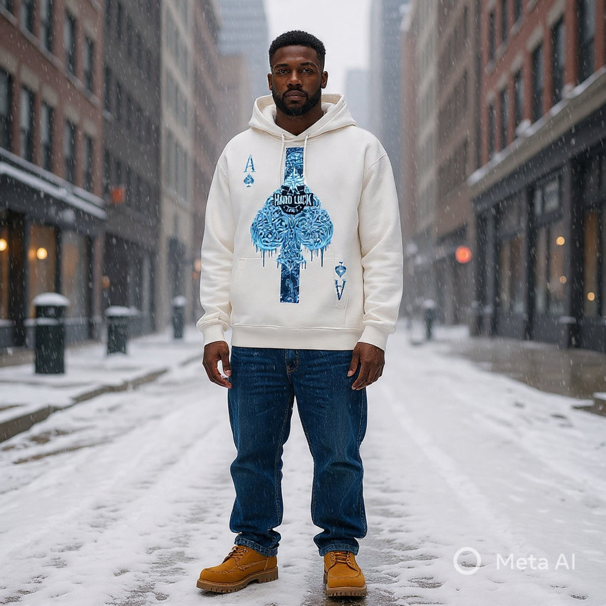 Refined Uptown Ace heavyweight Hidden Pocket Fleece Hoodie