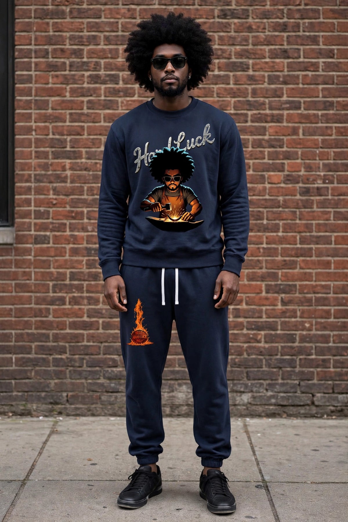 Blacksmith Forged Essential Sweatpants | Heavyweight Streetwear Joggers | Hard Luck Apparel