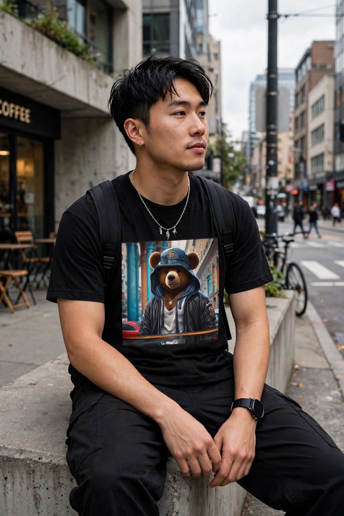 DA BEAR Graphic T-Shirt - Urban Streetwear Tee